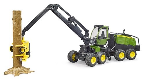 John Deere 1270G harvester with 1 log