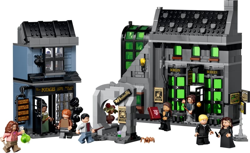 LEGO Knockturn Alley Wizarding Shops