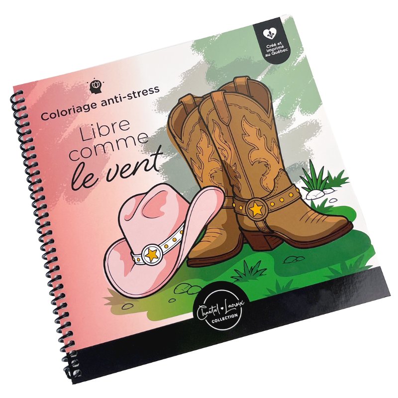 Livre à colorier Libre comme le vent