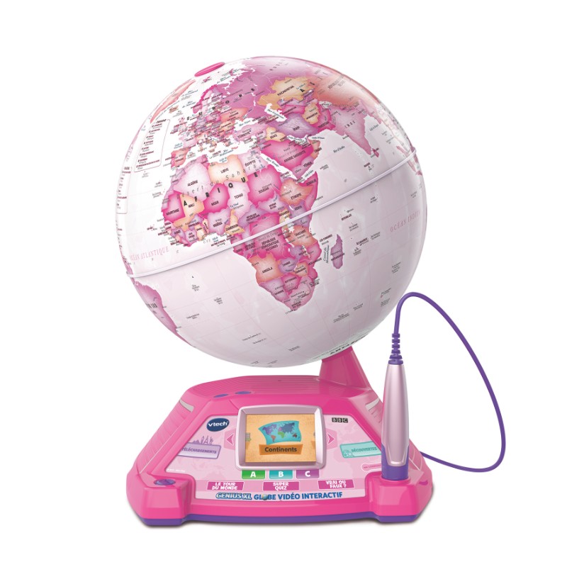 Globe vidéo interactif