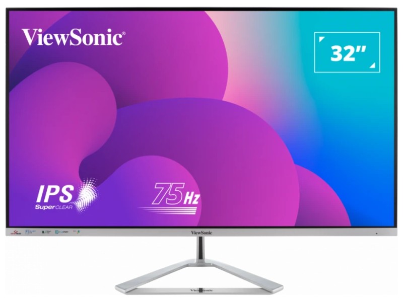 VIEWSONIC 32 (31.5 VIEWABLE) 1080P IPS MONITOR WITH A STYLISH ULTRA-SLIM FRAMELESS DESIGN