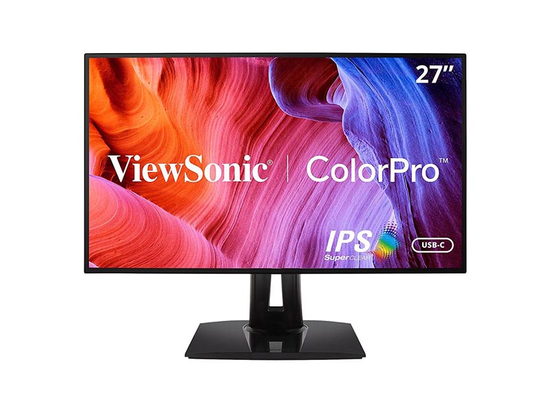 VIEWSONIC 27IN SRGB COLOR ACCURATE WITH USB-C,2560 X 1440 RESOLUTION.