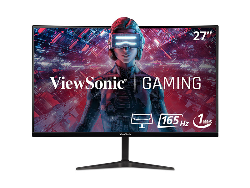 VIEWSONIC 27IN 165HZ CURVED GAMING MONITOR,1920X1080 RESOLUTION,1MS RESPONSE TIME.