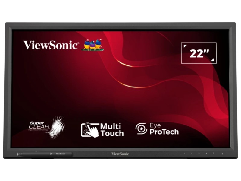 VIEWSONIC 22IN IR 10-POINT TOUCH DISPLAY, 1920X1080 FULL HD RESOLUTION.