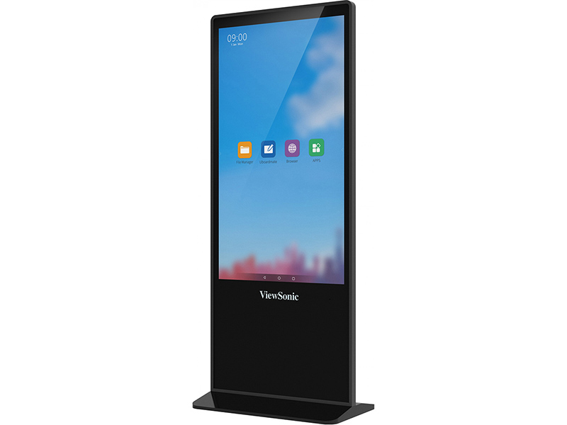 VIEWSONIC 55IN FREE-STANDING INTERACTIVE DIGITAL EPOSTER, 3840X2160 RESOLUTION, 450 CD/M2 BRIGHTNESS, 16/7 OPERATION RATING, USB MEDIA PLAYBACK,