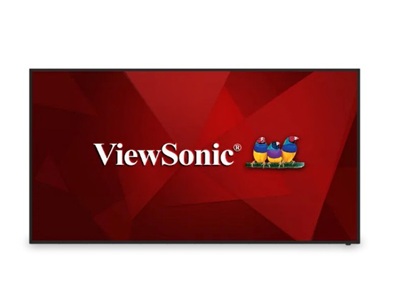 VIEWSONIC 75IN DISPLAY, 3840 X 2160 RESOLUTION, 330 CD/M2 BRIGHTNESS, 16/7 OPERATION RATING, BUILT-IN WI-FI.