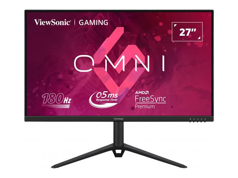 VIEWSONIC 27IN OMNI 1080P 165HZ ERGONOMIC GAMING MONITOR WITH AMD FREESYNC PREMIUM.