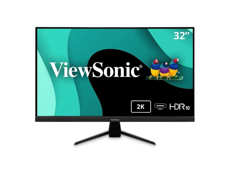 VIEWSONIC 32IN 1440P IPS MONITOR WITH 65W USB C, HDMI, DP, AND HDR10.