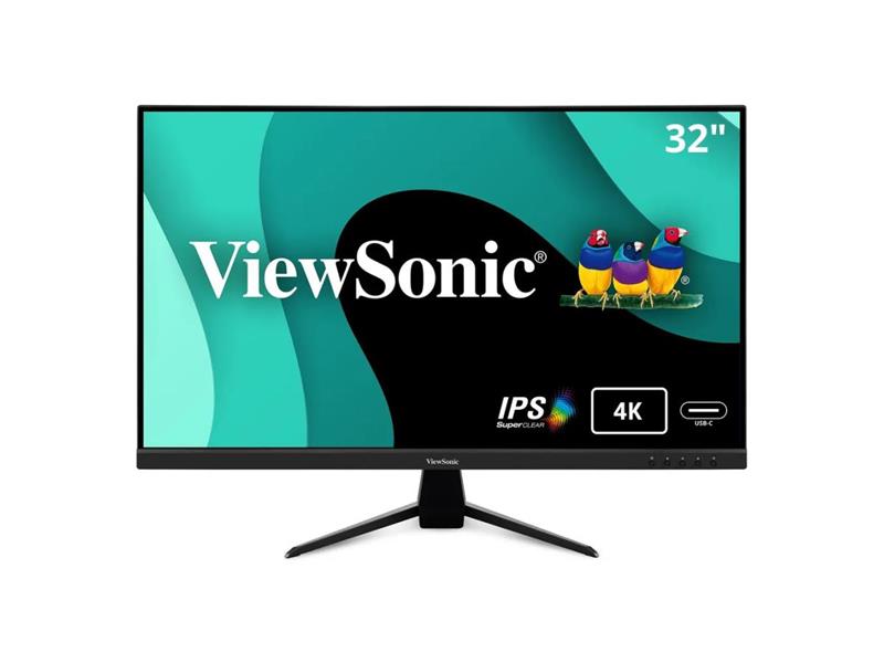 VIEWSONIC 32IN 4K UHD IPS MONITOR WITH 65W USB C, HDMI, DP, AND HDR10.