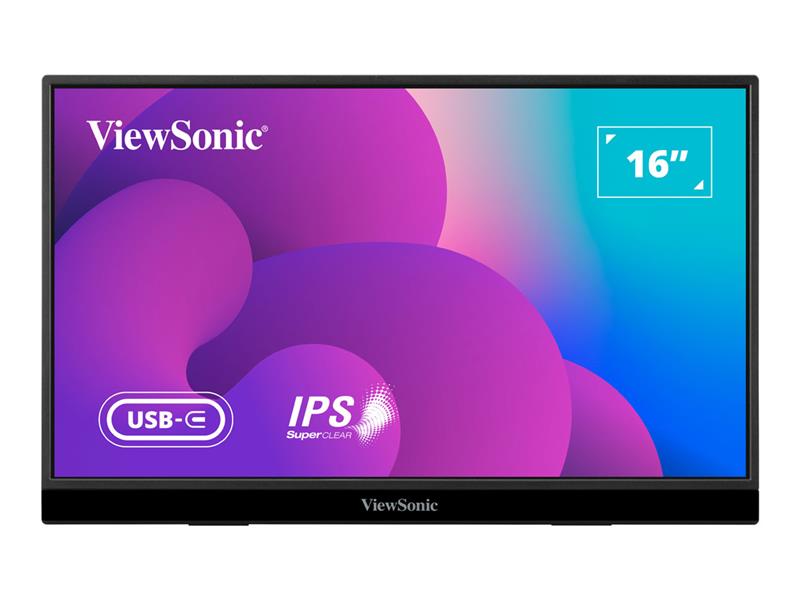 VIEWSONIC 15.6IN 1080P PORTABLE MONITOR WITH 60W USB C AND MINI-HDMI.
