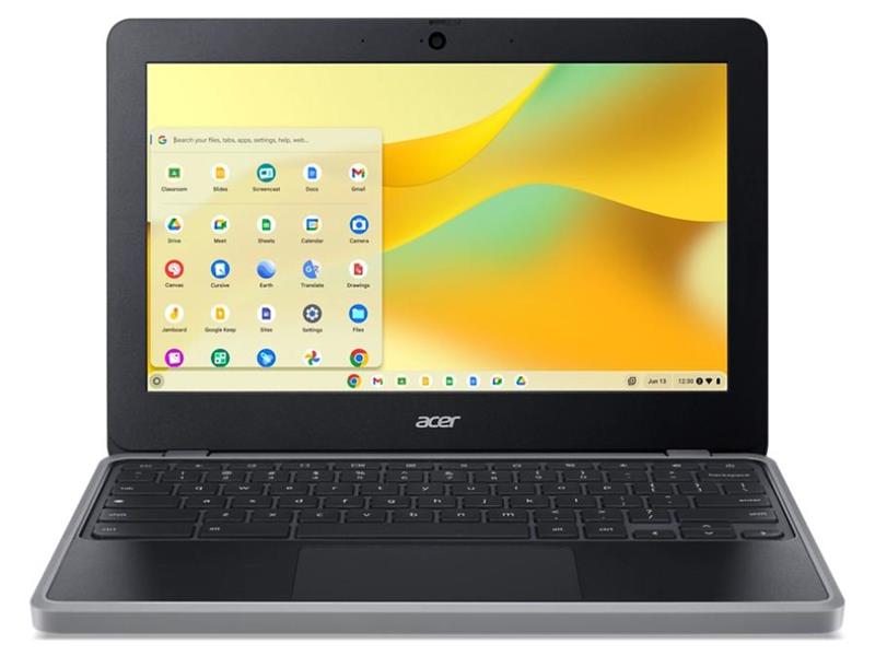 ACER C723-K22H-US CHROME OS 11.6 PO HD IPS UMA MTK MT8186T PROCESSEUR W/HUIT CŒURS CPU 4GB MÉMOIRE eMMC 32GB MICROSD AX+BT 110V (TYPE B) HD USB CAMÉRA