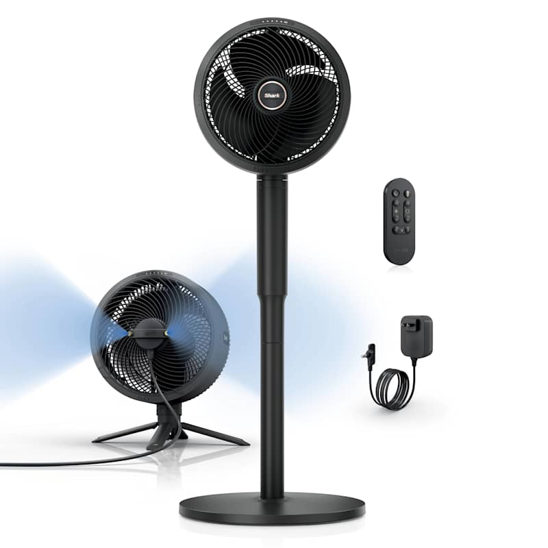 Ventilateur sans fil Shark FA222C FlexBreeze avec brumisateur InstaCool, intérieur et extérieur