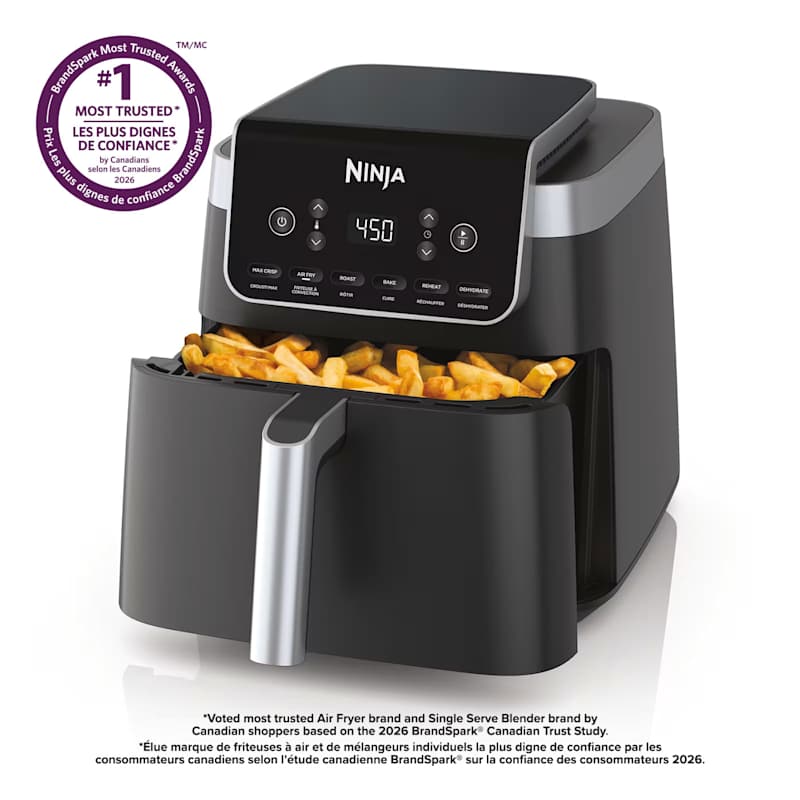 Friteuse à air Ninja AF181C Air Fryer Pro XL 6-en-1, 6,2 L, 1750 W