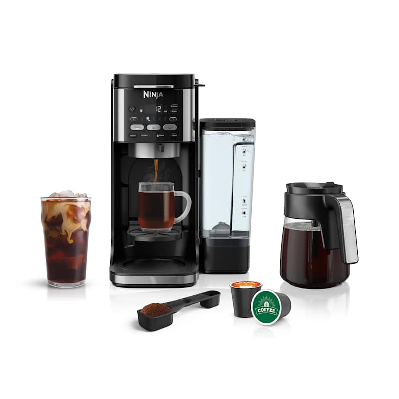 Cafetière Ninja CFP101C DualBrew chaude et glacée 12 tasses, une tasse ou carafe