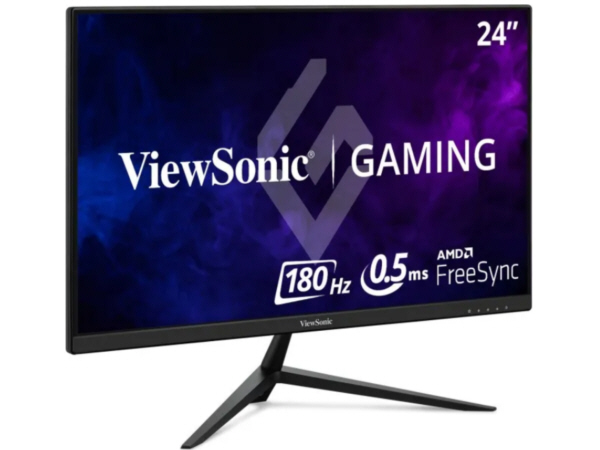 VIEWSONIC 24IN 1080P 180HZ 0.5MS GAMING MONITOR WITH AMD FREESYNC,1920X1080 RESOLUTION.