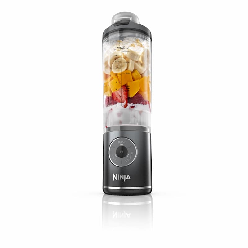 Mélangeur portatif sans fil Ninja BC251CGY Blast Max, 650 ml, recharge USB-C, Auto-iQ