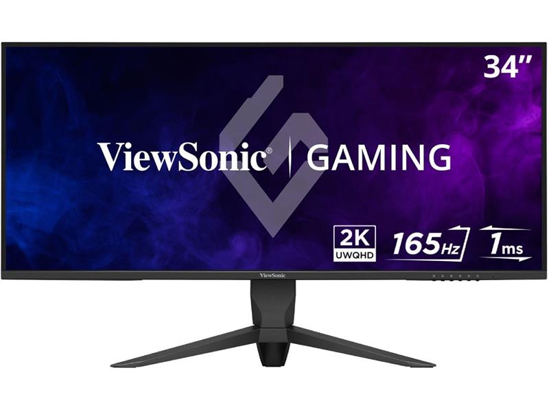 VIEWSONIC 34IN 1MS 165HZ ERGONOMIC GAMING MONITOR WITH FREESYNC PREMIUM,3440 X 1440 RESOLUTION.