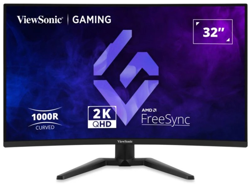 VIEWSONIC 32IN CURVED 1440P 1MS 180HZ GAMING MONITOR WITH FREESYNC