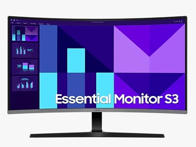 SAMSUNG 32IN CURVED ESSENTIAL MONITOR S3 S39GD