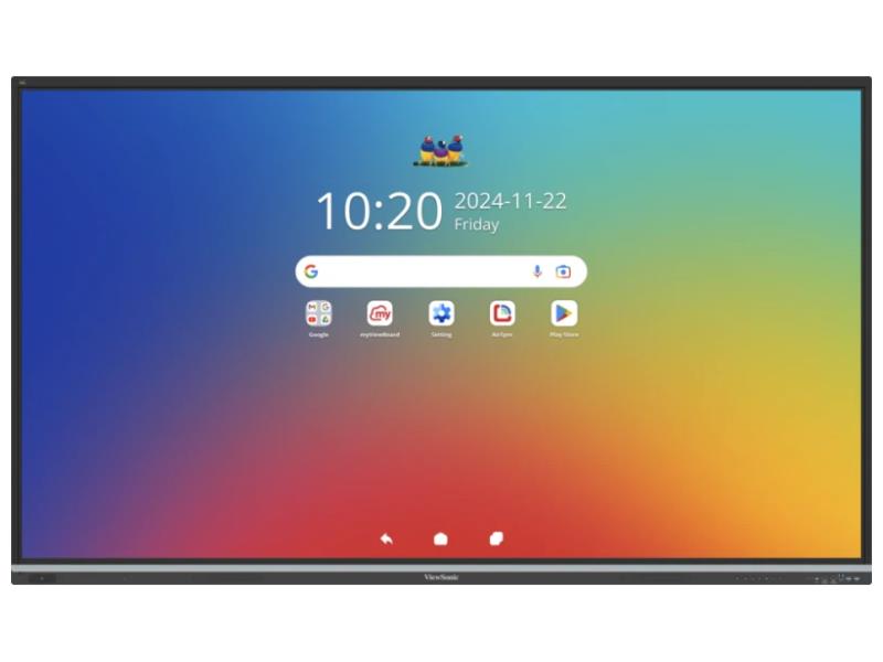 VIEWSONIC 75IN VIEWBOARD 4K INTERACTIVE FLAT PANEL, 3840 X 2160 RESOLUTION.