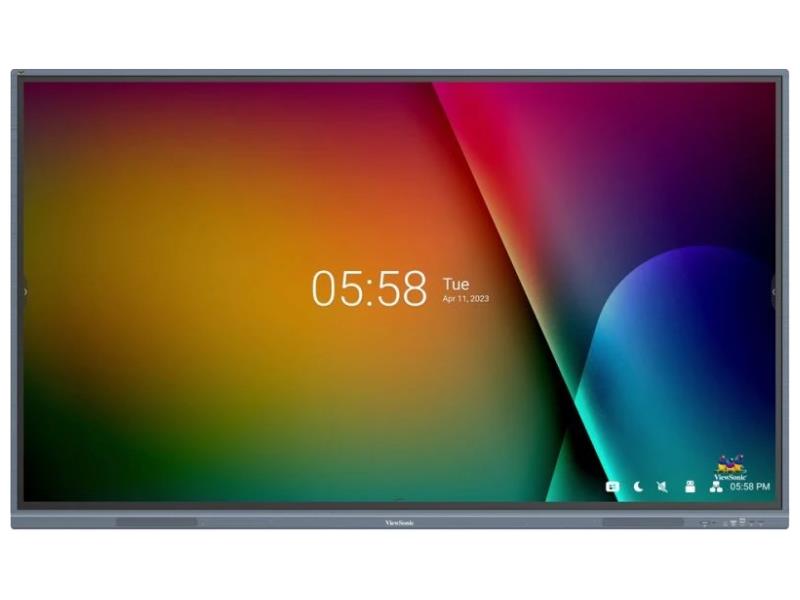 VIEWSONIC 75IN VIEWBOARD IFP33 SERIES 4K INTERACTIVE FLAT PANEL, 3840 X 2160 RESOLUTION.