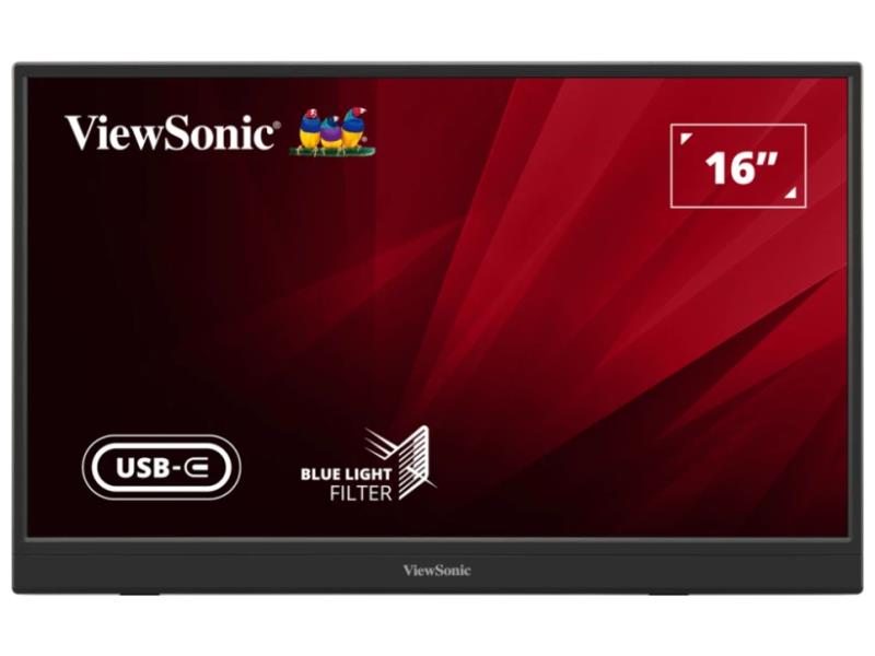 VIEWSONIC 15.6IN PORTABLE 1080P IPS MONITOR WITH USB C AND MINI-HDMI.
