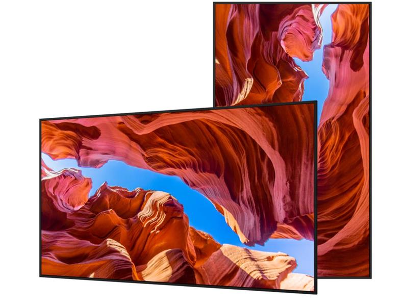 Sharp 65IN 4K LFD Professional Display 350Nits 16/7 High Haze Anti-Glare Portrait/Landscape Metal Chassis Input Detect TileMatrix
