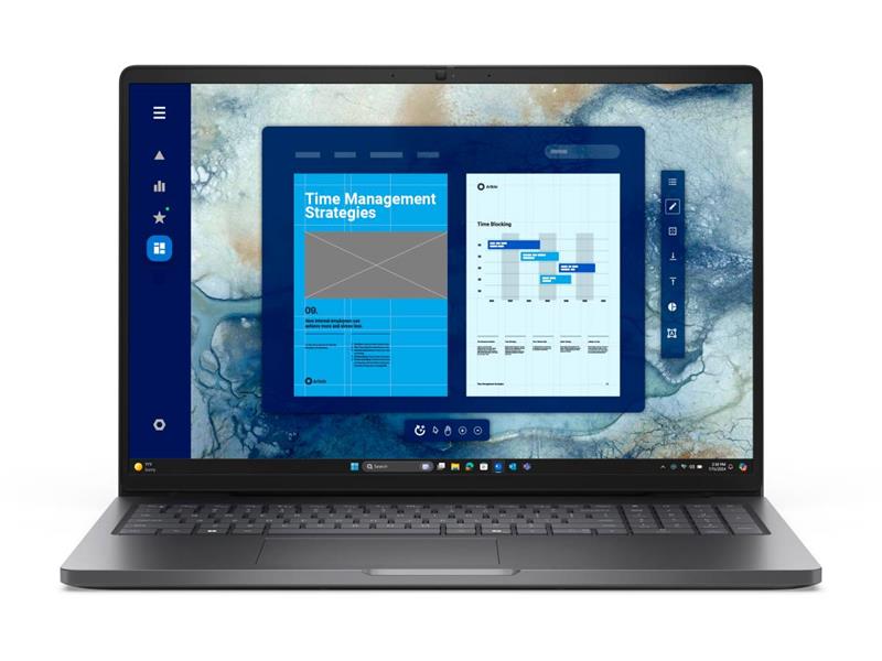 DELL PRO 16 PC16250 CORE I7 150U 16 GB 512GBSSD 16 PO FHD TACTILE RGBCAMERA INTEGRATED 3CELL 65W WLAN VPRO RÉTROÉCLAIRÉ KB WIN11PRO