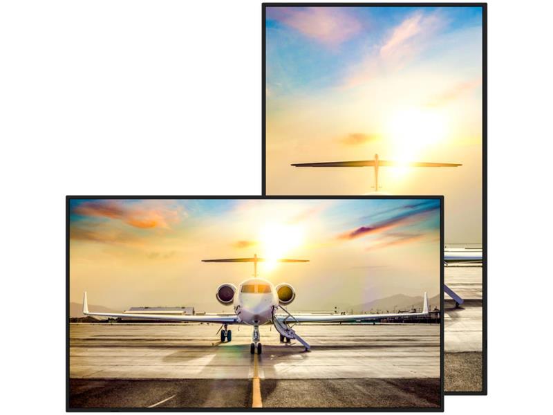Sharp 55IN 4K Professional Display 700Nits 24/7 HighHaze Anti-Glare Portrait/Landscape SpectraView SDM Slot Metal Chassis Input Detect