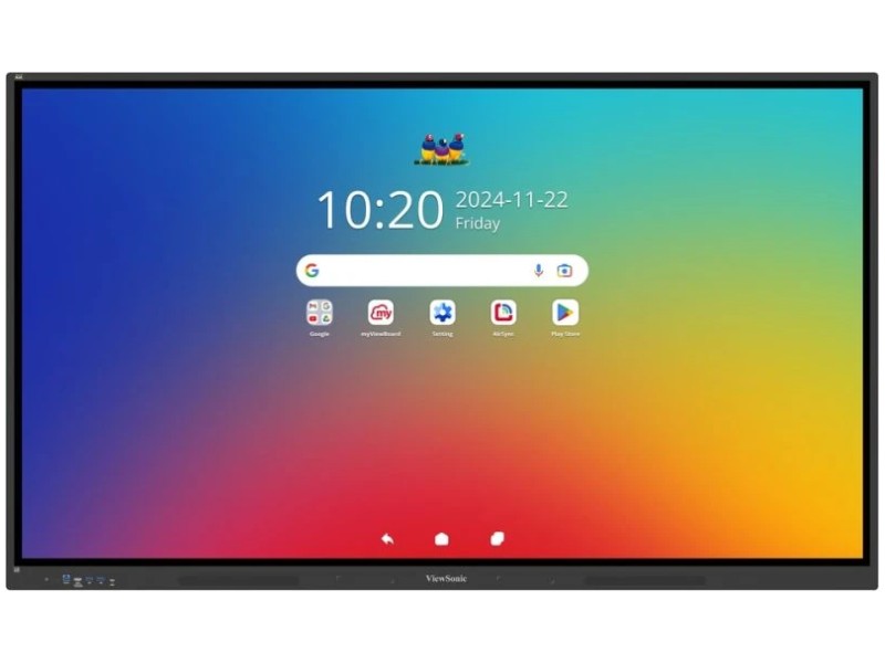 VIEWSONIC 86IN VIEWBOARD 4K INTERACTIVE FLAT PANEL, 3840 X 2160 RESOLUTION.