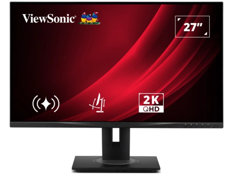 VIEWSONIC 27IN 1440P ERGONOMIC IPS MONITOR WITH HDMI, DP, VGA, INTELLIGENT SENSING FEATURES,USB HUB.