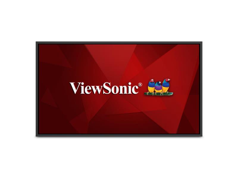 VIEWSONIC 43IN 4K (3840X2160) OS-FREE COMMERCIAL DISPLAY, 500 NITS, 1,200:1 CONTRAST, HDMI 3, USB-C 1, VGA 1, RS232 1, RJ45 1, USB2.0 2, SPDIF 1, PC