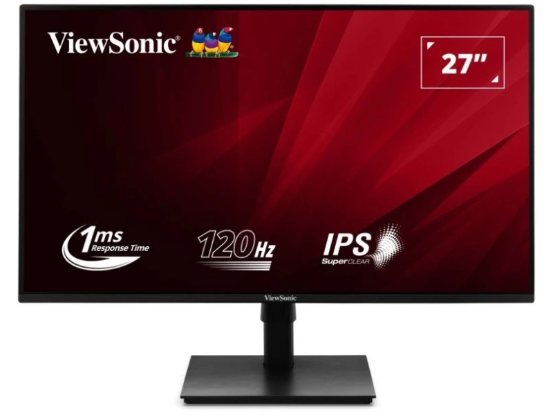 VIEWSONIC 27IN 1080P ERGONOMIC 120HZ MONITOR WITH VARIABLE REFRESH RATE, HDMI AND VGA.