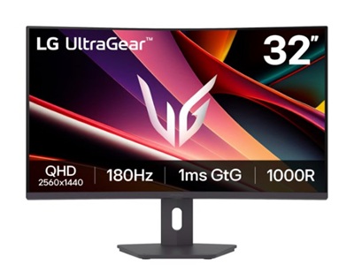 LG ULTRAGEAR 32IN 32G600A-B VA (2560X1440) GAMING MONITOR, 1MS RESPONSE TIME, 180HZ REFRESH RATE, BLACK