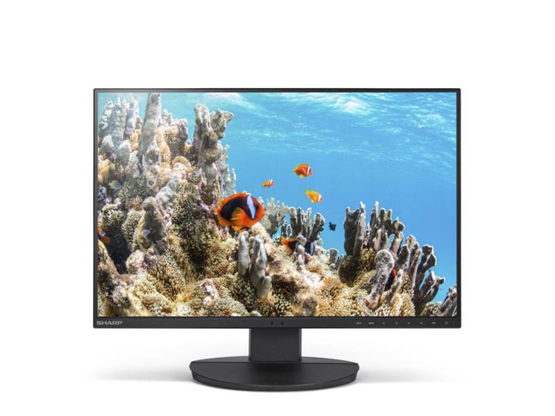 SHARP MULTISYNC EA242W, 24IN LED BACKLIT LCD MONITOR, IPS, 16:10, 1920X1200, ULTRA-NARROW BEZEL, HDMI / DISPLAYPORT (IN / OUT) / USB-C INPUTS