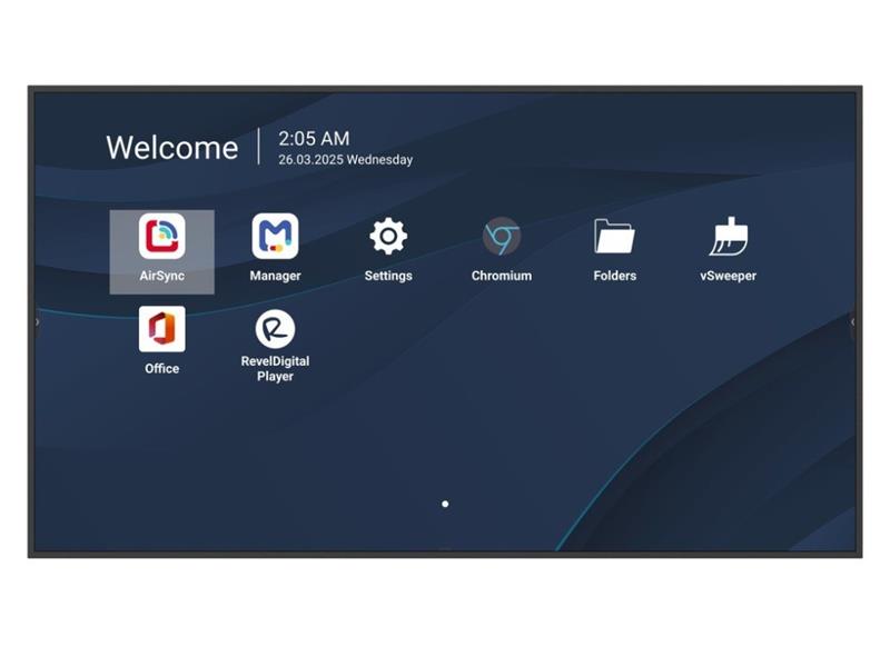 VIEWSONIC 43IN 4K COMMERCIAL LED 16/7, 350 NITS, ANDROID 14 AOSP, 4000:1, USB-C, 3X HDMI, RS232, RJ45, WI-FI/BT SLOT, DUAL 10W SPEAKERS. PRO-GRADE