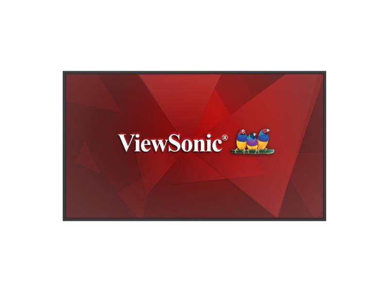 VIEWSONIC 65IN 4K COMMERCIAL LED 16/7, 350 NITS, ANDROID 14 AOSP, 4000:1, USB-C, 3X HDMI, RS232, RJ45, WI-FI/BT SLOT, DUAL 10W SPEAKERS. PRO-GRADE