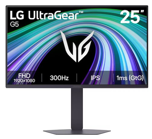 LG ULTRAGEAR 25IN 25G550B-B IPS 1920X1080 1MS RESPONSE TIME, 300HZ REFRESH RATE GAMING MONITOR