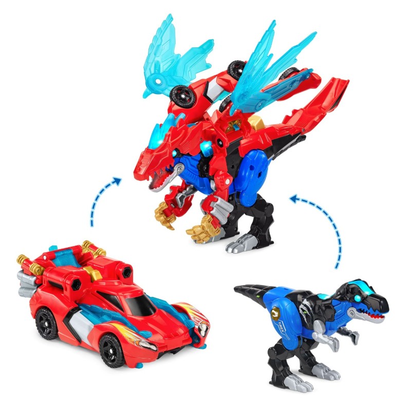 VTech Switch & Go Boost Dragorex , le méga dragon 2 en 1