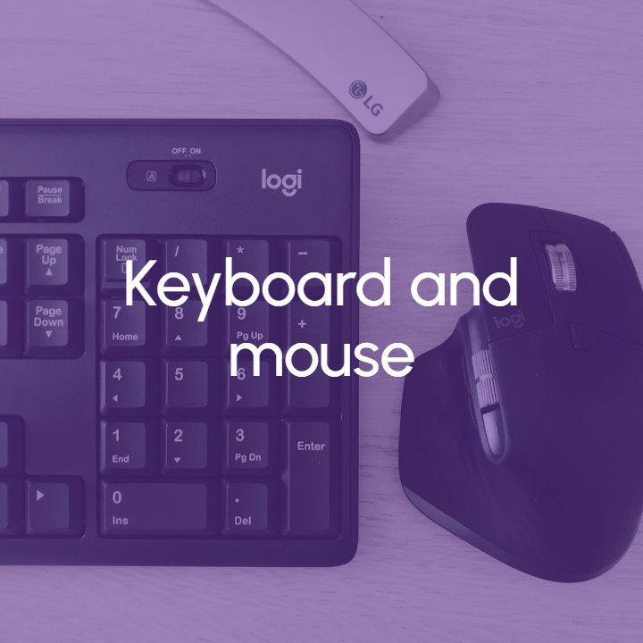 Image Keyboard and mouse