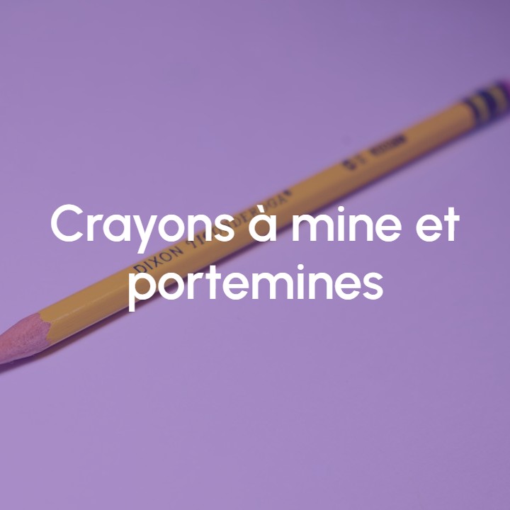 Image Crayons à mine et portemines