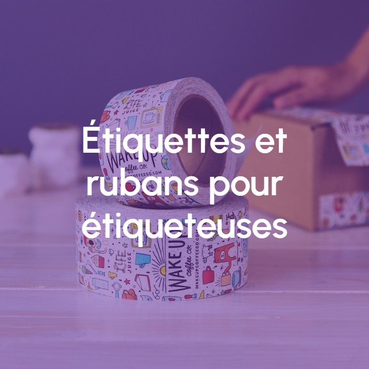 Image Étiquettes et rubans pour étiqueteuses
