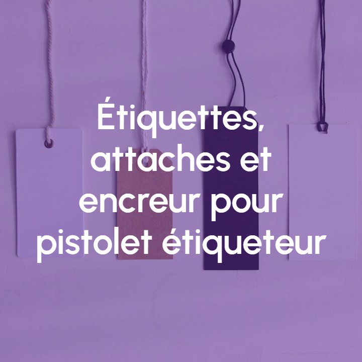 Image Étiquettes, attaches et encreur pour pistolet étiqueteur