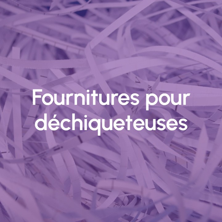 Image Fournitures pour déchiqueteuses