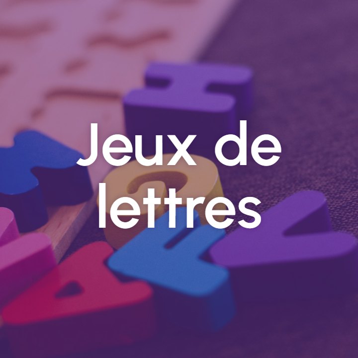 Image Jeux de lettres