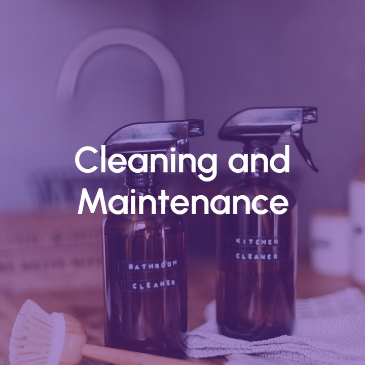 Image Cleaning and maintenance products