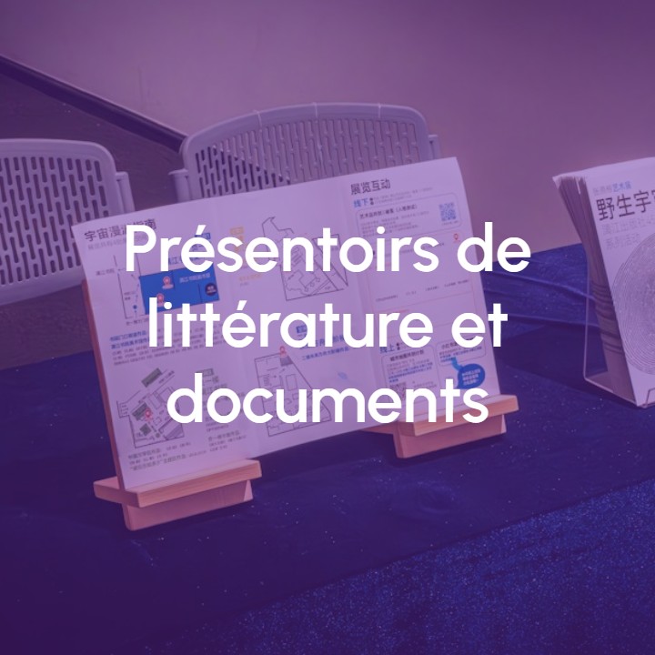 Image Présentoirs de littérar. et document.