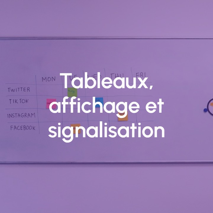 Image Tableaux, affichage et signalisation