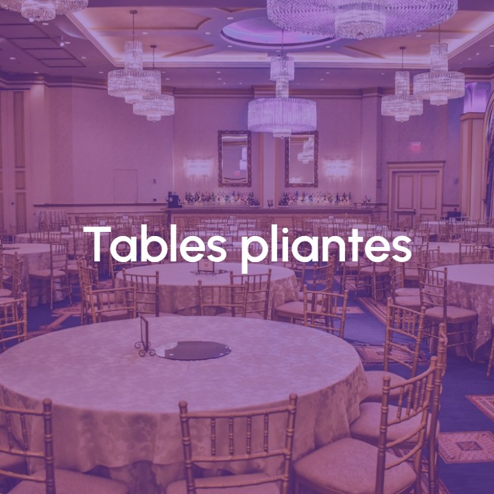 Image Tables pliantes