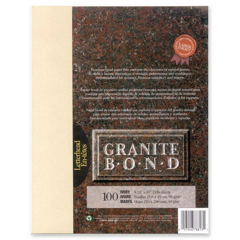 Image Papier Granite Bond